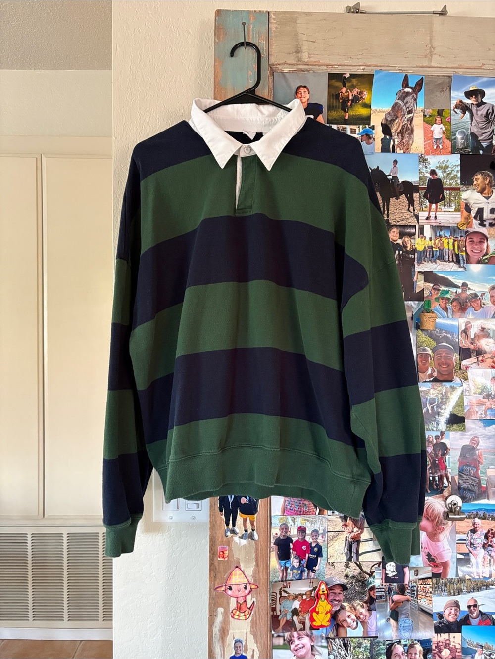 TNA for Aritzia rugby shirt.